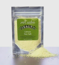 Load image into Gallery viewer, Salt Sisters Lemon Sea Salt 1.5oz