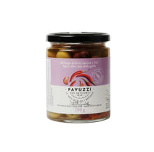 Load image into Gallery viewer, Favuzzi Spicy Olive Mix with Garlic