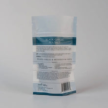 Load image into Gallery viewer, Salt Sisters Black Garlic Sea Salt 2oz