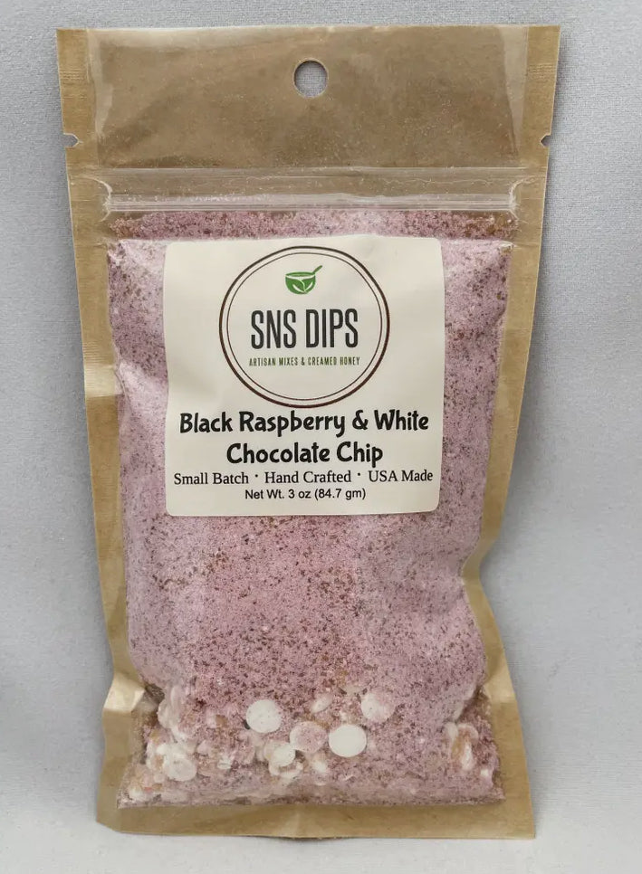 SNS Dips Black Raspberry White Chocolate Chip 3oz