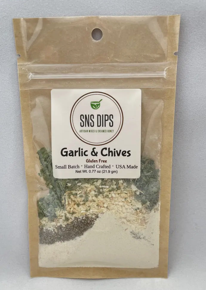 SNS Dips Garlic & Chives .77oz