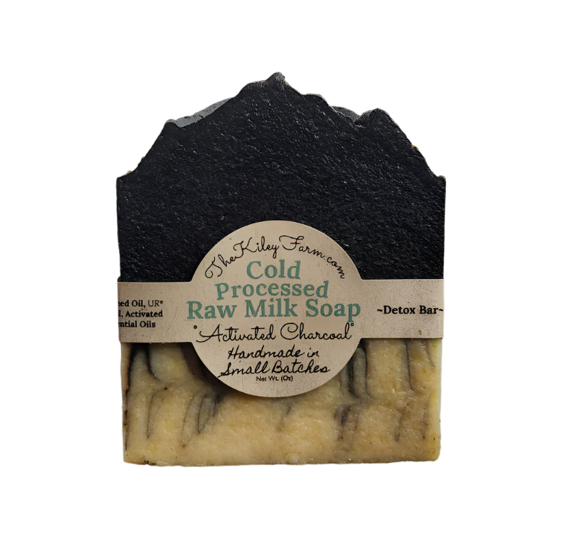 The Kiley Farm Detox Soap Bar - Activated Charcoal