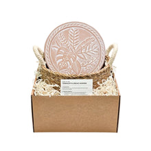 Load image into Gallery viewer, Handmade Bread Warmer &amp; Wicker Basket - Plant - Round
