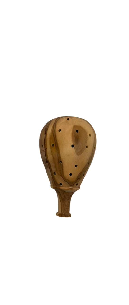 Olive Wood Porcupine Toothpick Holder 3