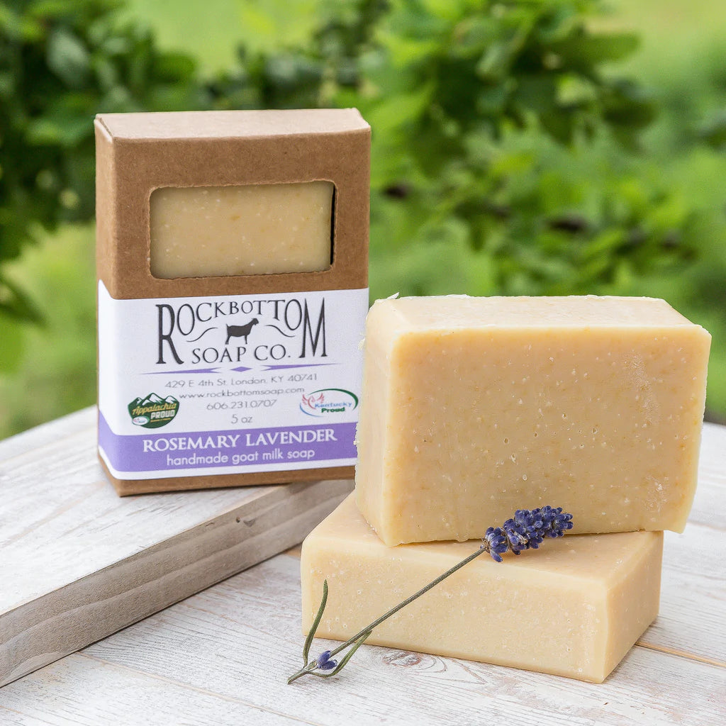 Rock Bottom - Rosemary Lavender Goat Milk Soap